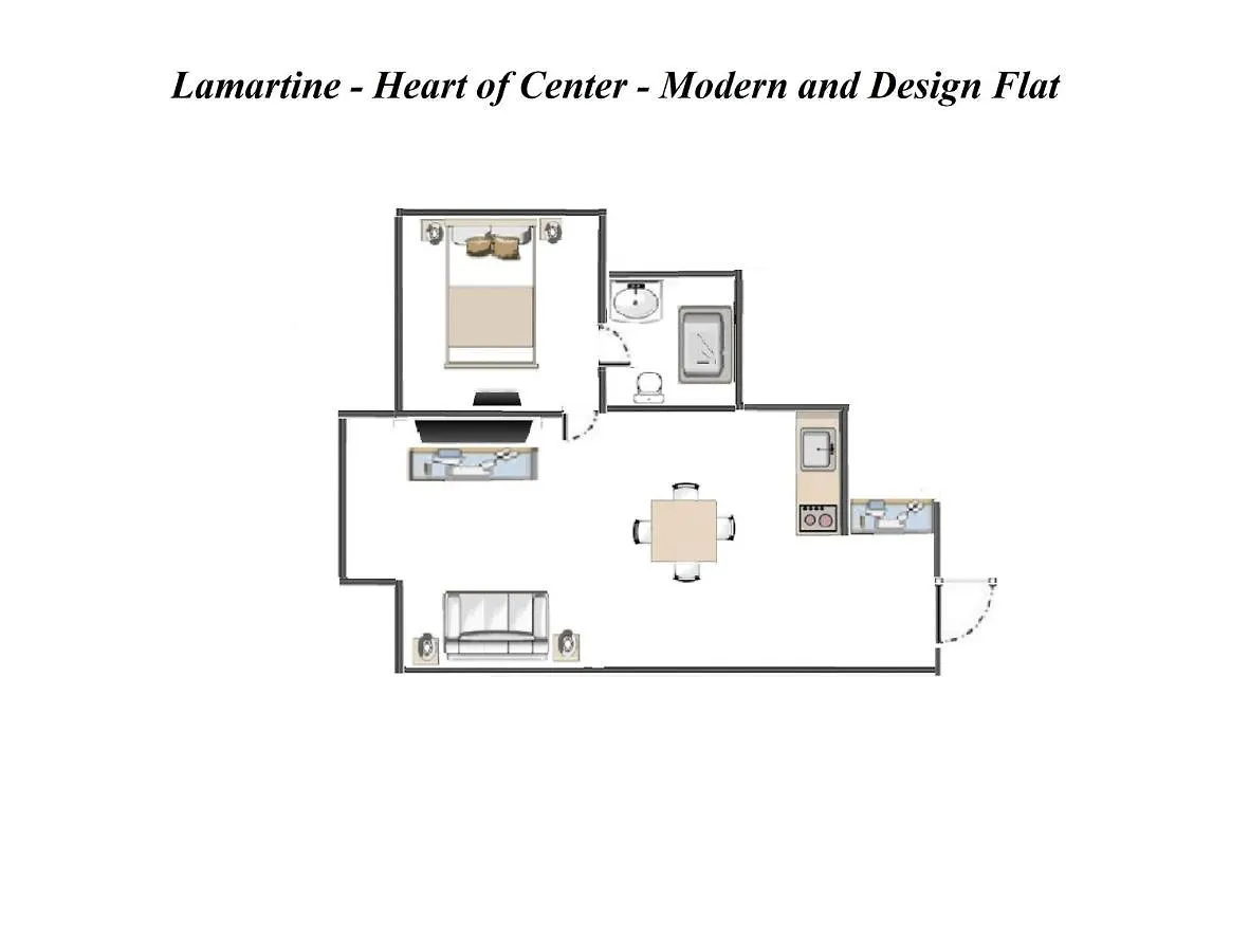 Lamartine- Heart Of Center- Modern And Design Flat Nice Apartment